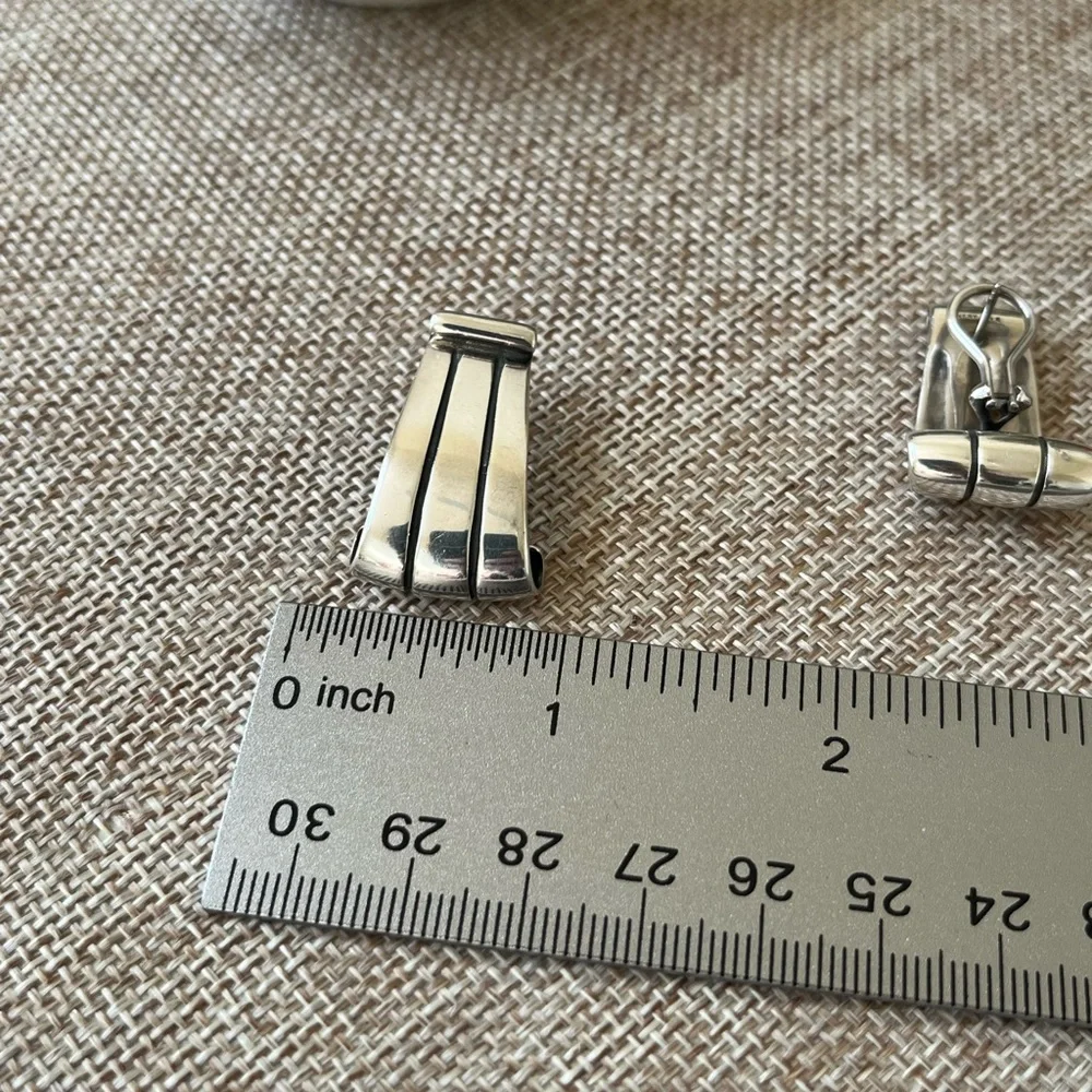 James Avery Silver Earrings - Picture 2 of 7